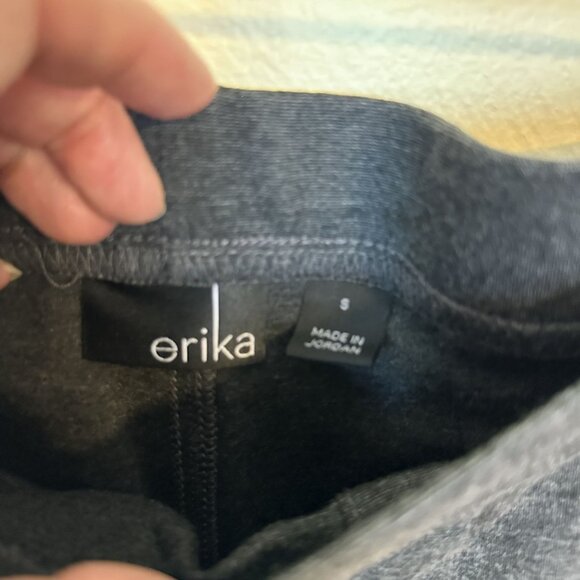 Erika Womens Charcoal Gray Pants Small Career Business Slacks Stretch Pockets - Picture 2 of 9